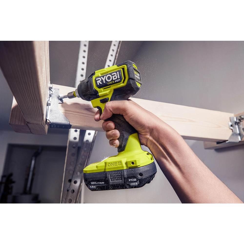 ONE+ HP 18V Brushless Cordless Compact 1/4 in. Impact Driver and 3/8 in. Right Angle Drill with (2) Batteries, Charger