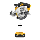 20-Volt 6-1/2 in. MAX Lithium Ion Cordless Circular Saw (Tool-Only) with 20-Volt MAX 4.0Ah Battery