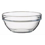 Stackable Assorted Clear Glass Bowls (Set of 10)