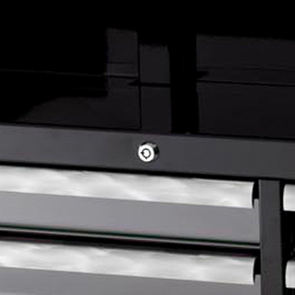XL Series 26 in. 7-Drawer Roller Cabinet Tool Box in Black and Silver - Super Arbor