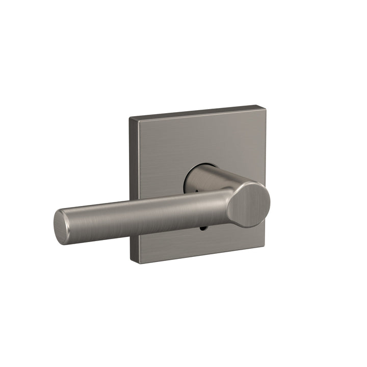 Schlage Custom Broadway Matte Black with Collins Trim Combined Interior Door Lever