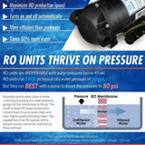Maximum Performance Under Sink Reverse Osmosis Drinking Water Filtration System with Booster Pump