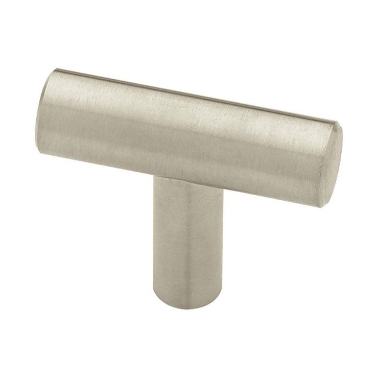 1-9/16 in. (40mm) Stainless Steel Bar Cabinet Knob (6-Pack)