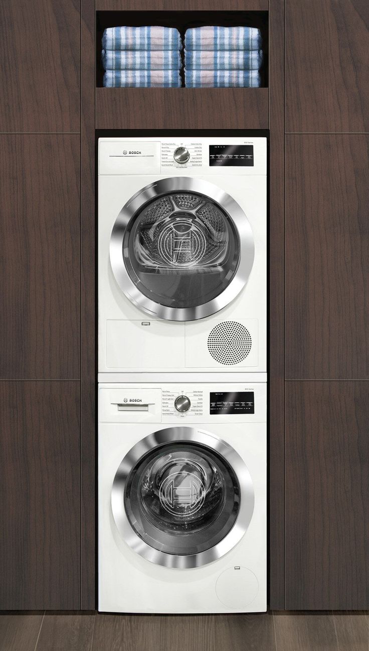 Bosch 800 4-cu ft Stackable Ventless Electric Dryer (White/Chrome) ENERGY STAR