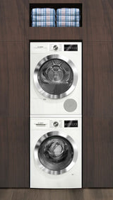 Bosch 800 4-cu ft Stackable Ventless Electric Dryer (White/Chrome) ENERGY STAR