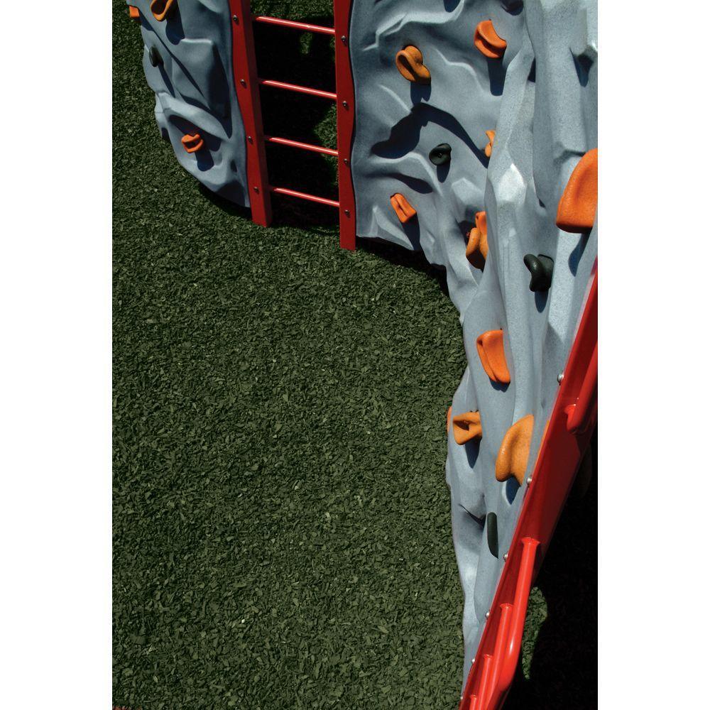 38.5 cu. ft. Green Rubber Mulch - Super Arbor