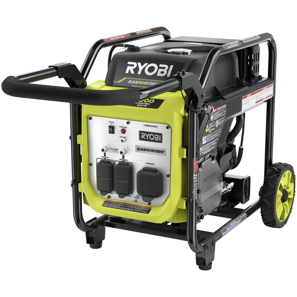 RYOBI 4000-Watt Gasoline Powered Digital Inverter Generator
