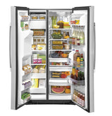 GE 25.1 cu. ft. Side-by-Side Refrigerator in Fingerprint Resistant Stainless Steel, GSS25IYNFS