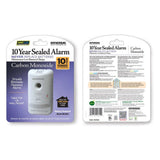 10 Year Sealed, Battery-Operated, Carbon Monoxide Detector, Microprocessor Intelligence - Super Arbor