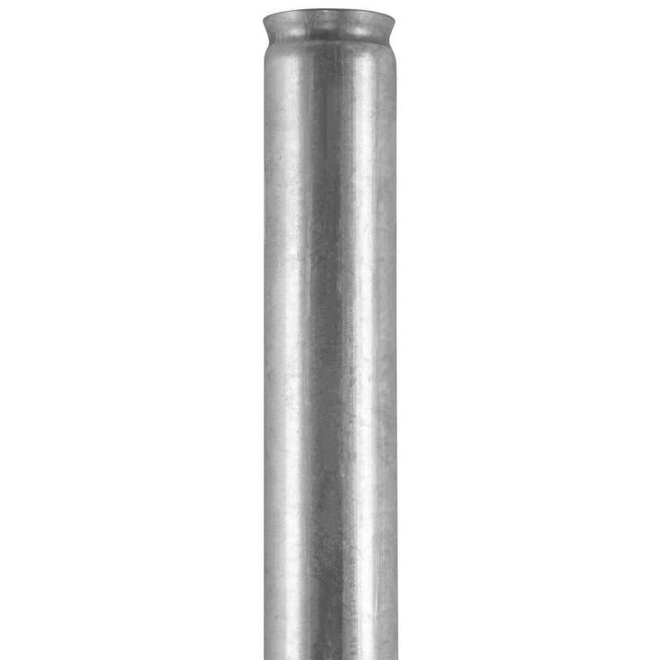 Everbilt 2-3/8 in. Dia x 5.5 ft. 16-Gauge Galvanized Steel Chain Link Fence Corner Fence Post