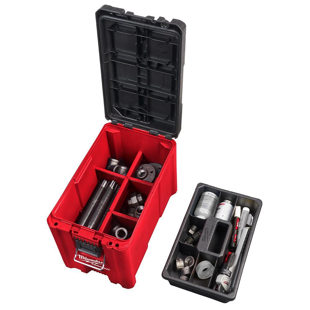 M18 18-Volt Lithium-Ion Brushless Cordless 7-1/4 in. Circular Saw Kit and PACKOUT 10 in. Compact Tool Box - Super Arbor