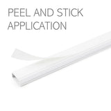 Wiremold CordMate III High-Capacity Cord Cover Channel, White - Super Arbor