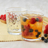 Awa 16-Piece Clear Glass Drinkware Set