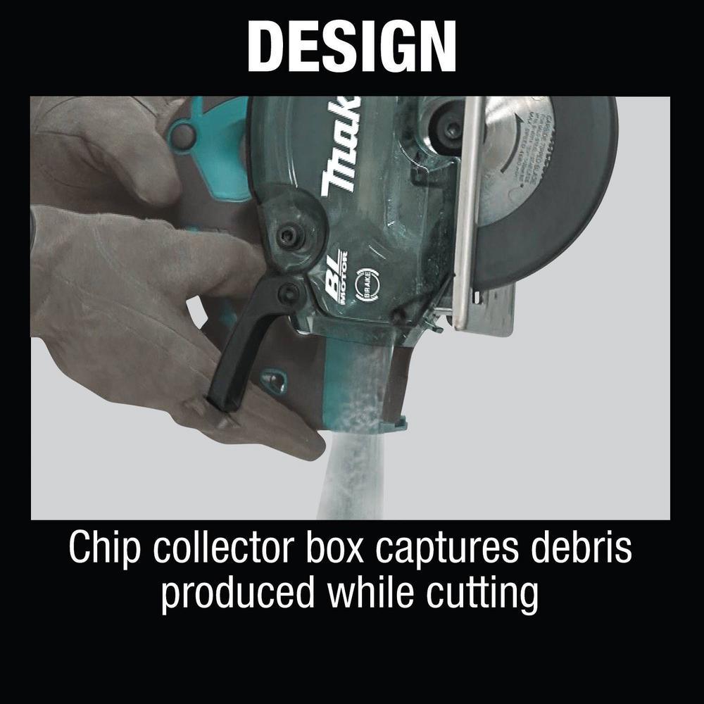 18-Volt 5-7/8 in. 5.0 Ah LXT Lithium-Ion Brushless Cordless Metal Cutting Saw Kit with Electric Brake and Chip Collector - Super Arbor