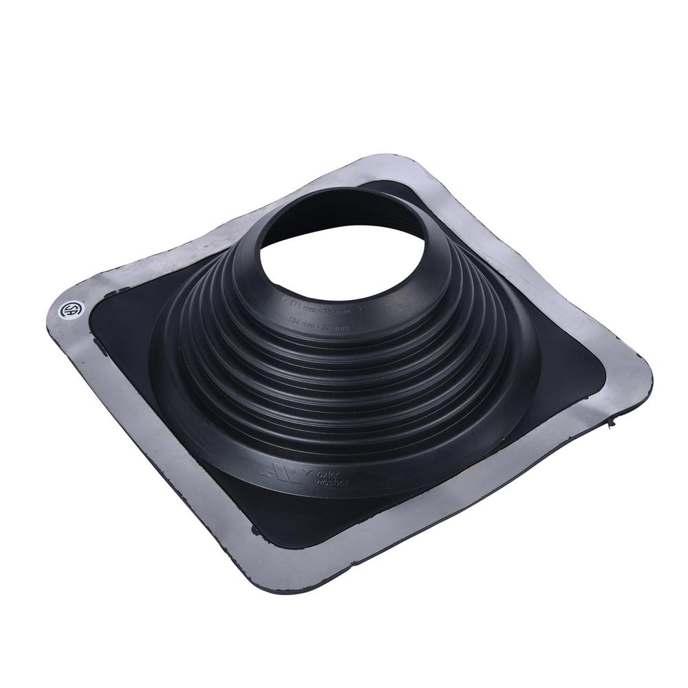 Master Flash 17 in. x 17 in. Vent Pipe Roof Flashing with 6-3/4 in. - 13-1/2 in. Adjustable Diameter - Super Arbor