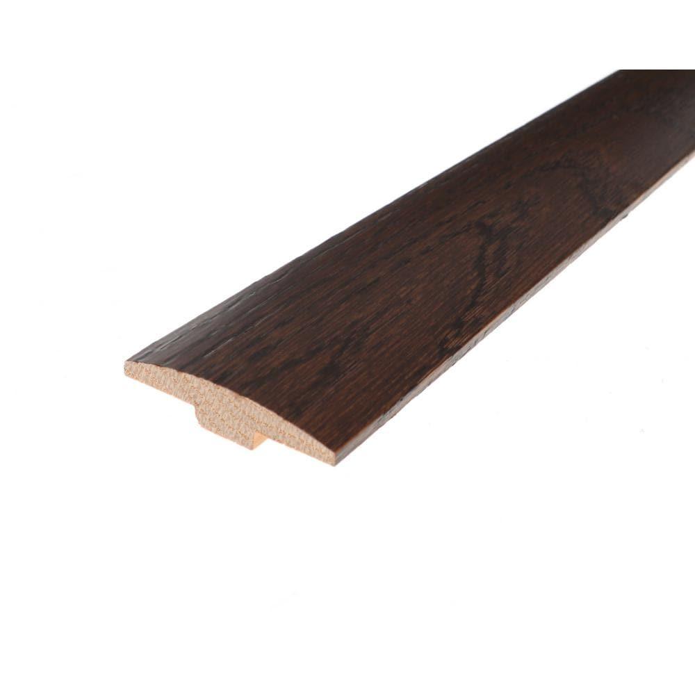 Solid Hardwood Arabica 0.28 in. T x 2 in. W x 78 in. L Matte T-Mold - Super Arbor