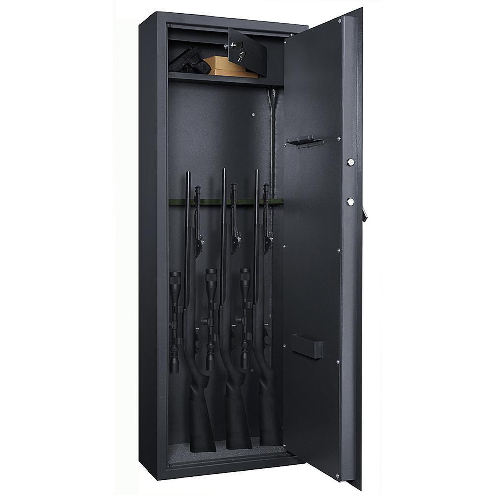 8-Rifle 5.4 CF Steel Cabinet Firearm Safe - Super Arbor