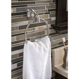 Delta Lorain Brushed Nickel Wall Mount Towel Ring