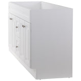 Glensford 60 in. W x 22 in. D Vanity Cabinet Only in White - Super Arbor