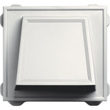 6 in. Hooded Siding Vent #123-White - Super Arbor