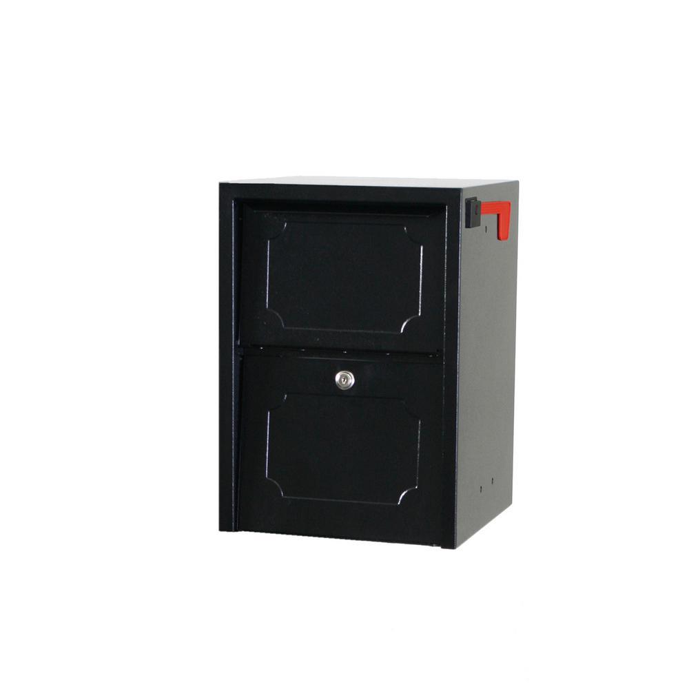 Weekend Away Vault Copper Vein Post/Column Mount Secure Mailbox - Super Arbor