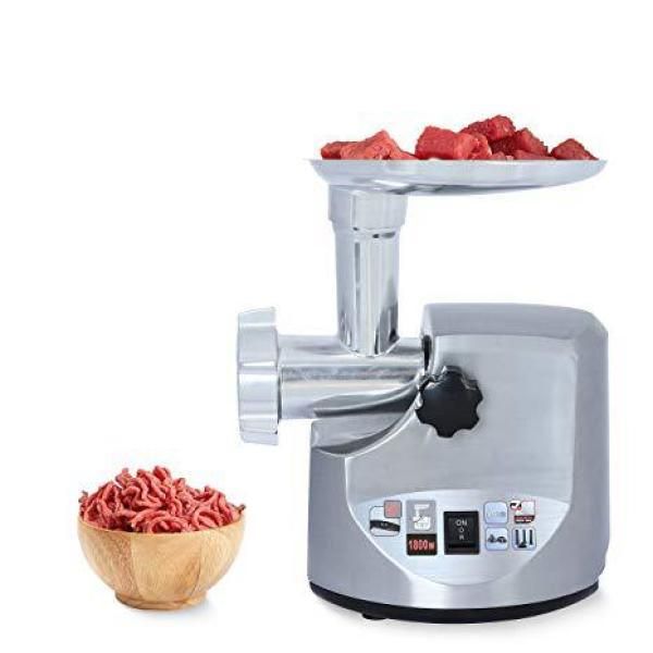 1800-Watt Silver Heavy-Duty Meat Grinder