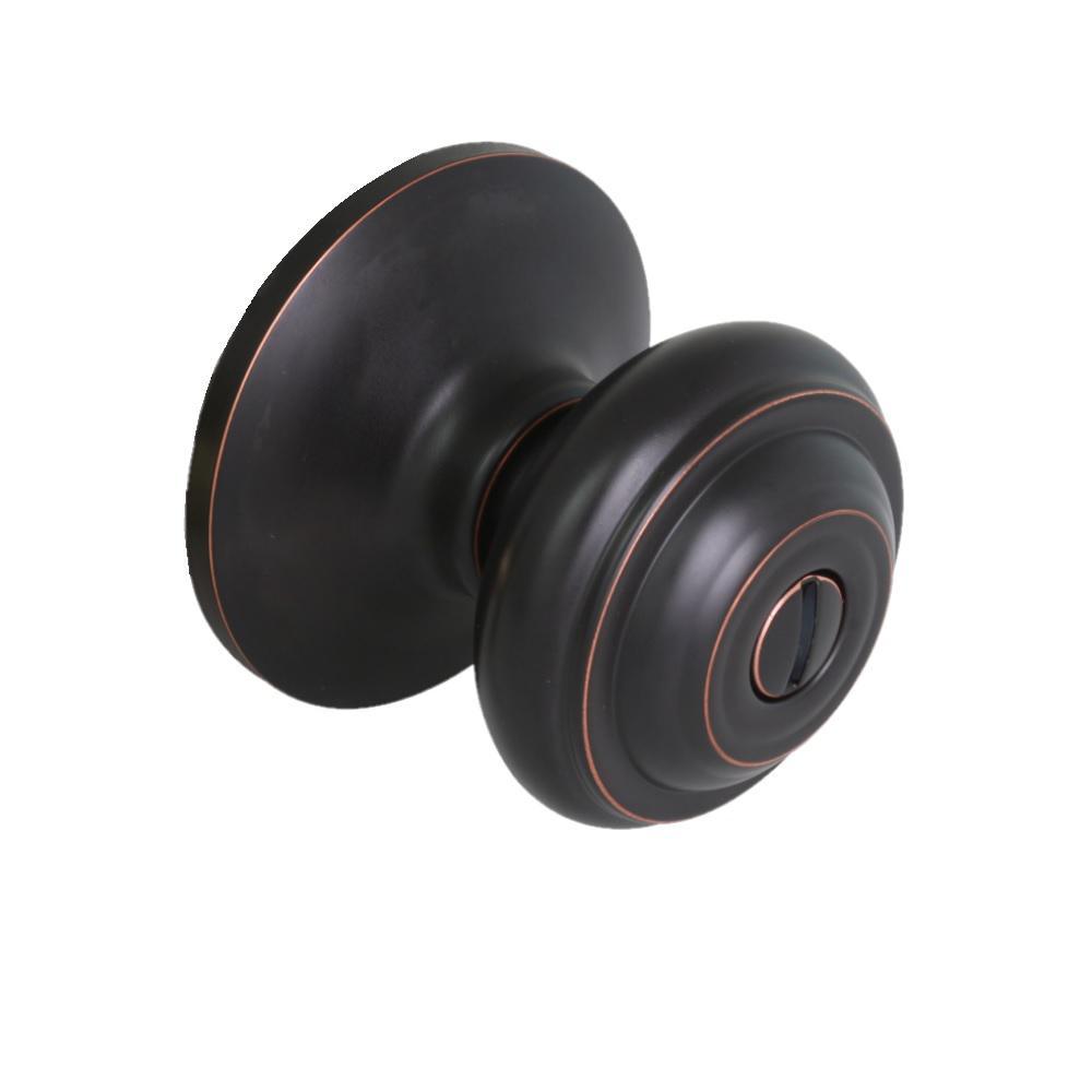 Madrid Matte Black Bed and Bath Door Knob - Super Arbor