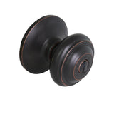 Madrid Matte Black Bed and Bath Door Knob - Super Arbor