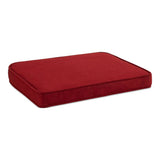 Style Selections Valleydale Texture Red Seat Pad