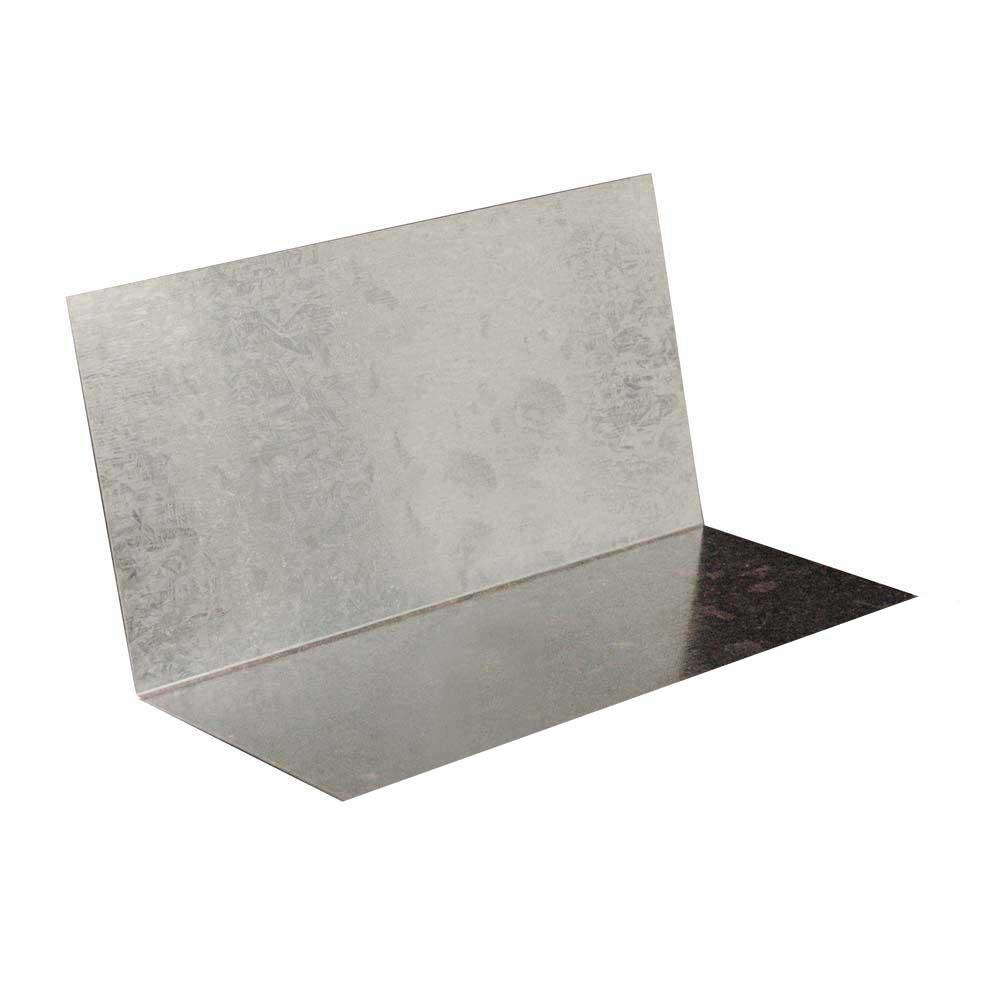 3 in. x 7 in. Galvanized Steel Step Flashing