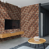 Peel & Stick Brick Kitchen Backsplash Self-Adhesive Wall Tile Stone Design