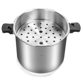 22 qt. Aluminum Pressure Cooker With Built-in Pressure Dial Gauge