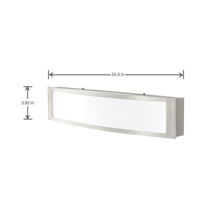 180-Watt Equivalent Brushed Nickel Integrated LED Vanity Light
