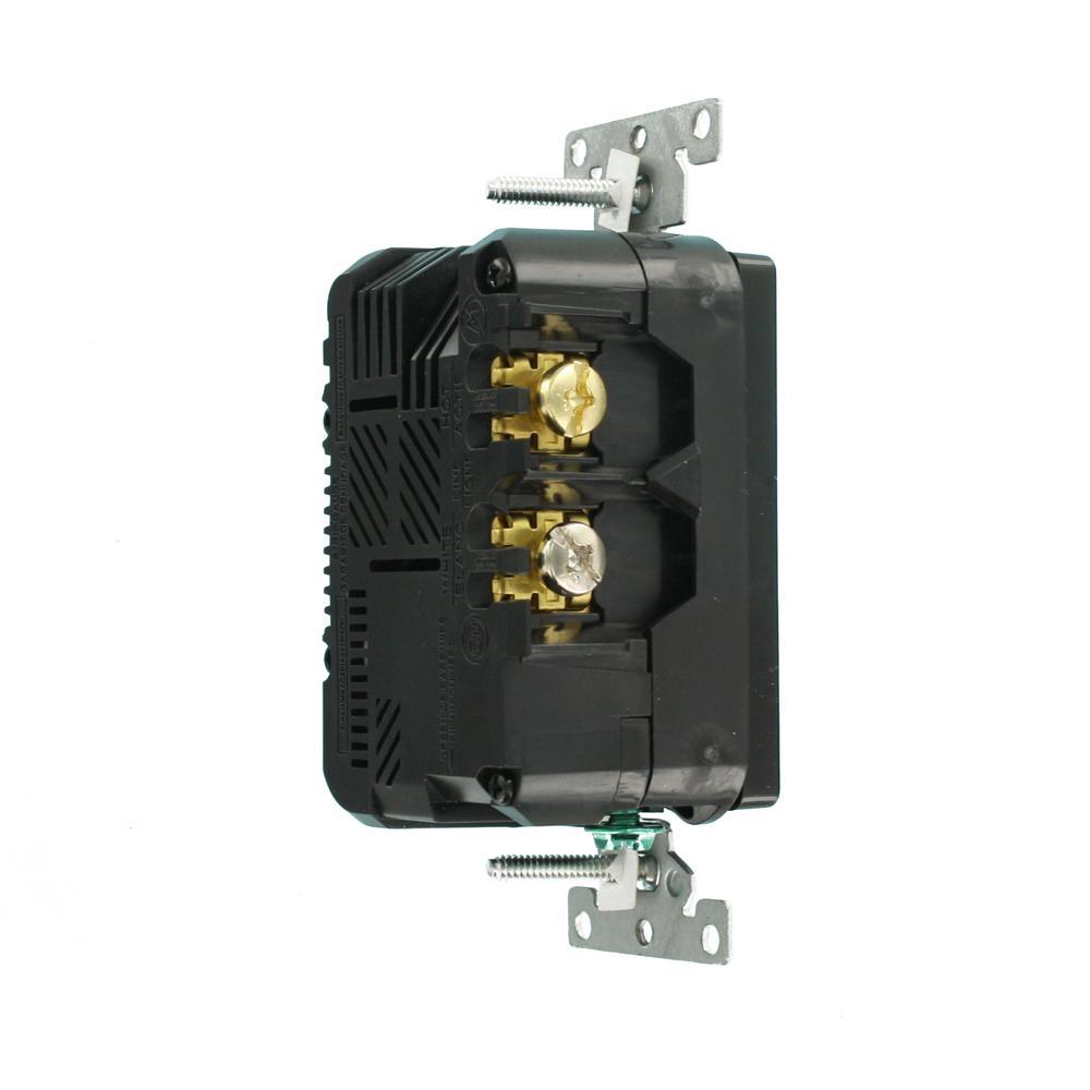 Decora 20 Amp Tamper Resistant Duplex Outlet and 3.6 Amp USB Outlet Charger, Black - Super Arbor