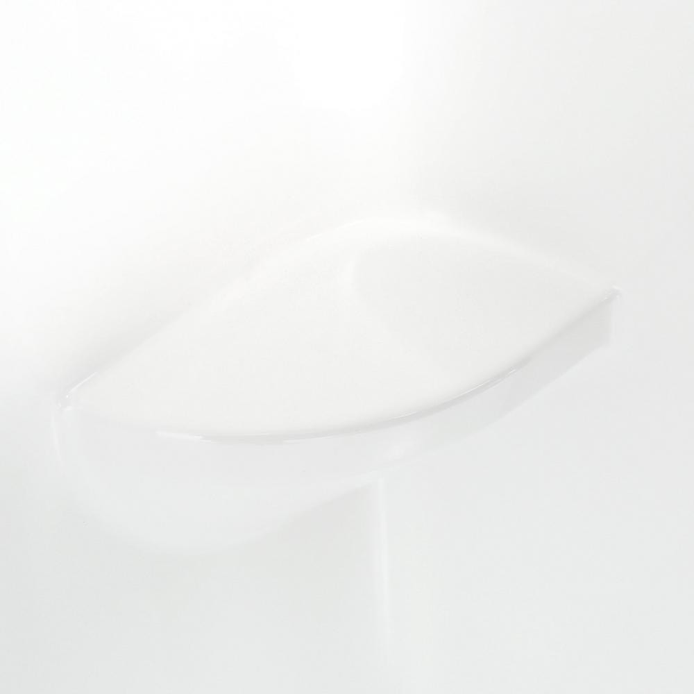 A2 8 in. x 36 in. x 74 in. 1-piece Direct-to-Stud Shower Wall Panel in White - Super Arbor