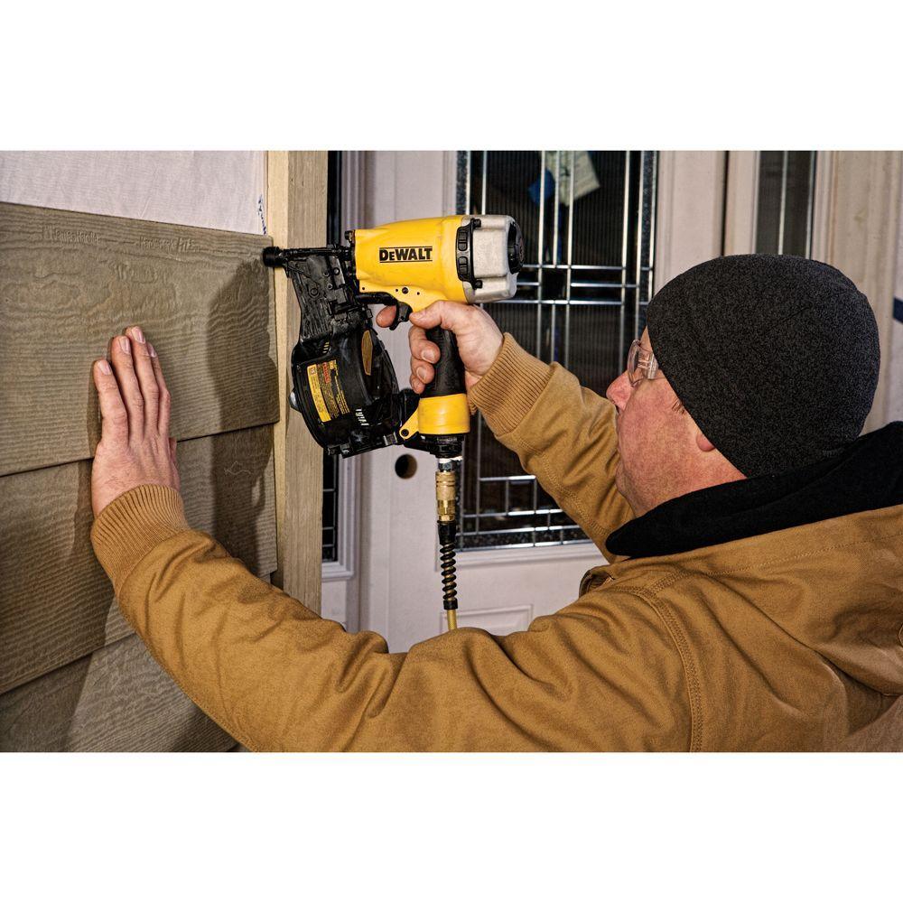 Pneumatic 15-Degree Coil Siding Nailer - Super Arbor