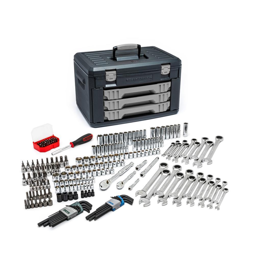 Mechanics Tool Set in 3-Drawer Storage Box (239-Piece) - Super Arbor