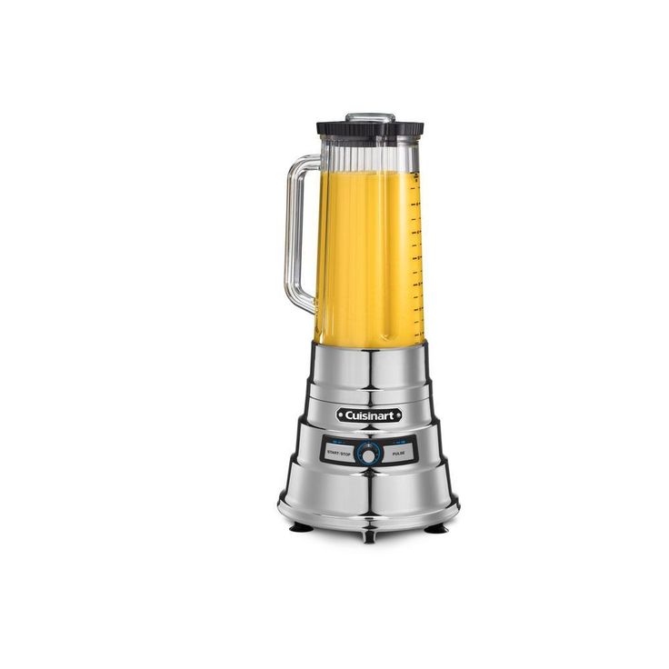 56 oz. 2-Speed Silver Inverted Blender with Plastic Jar