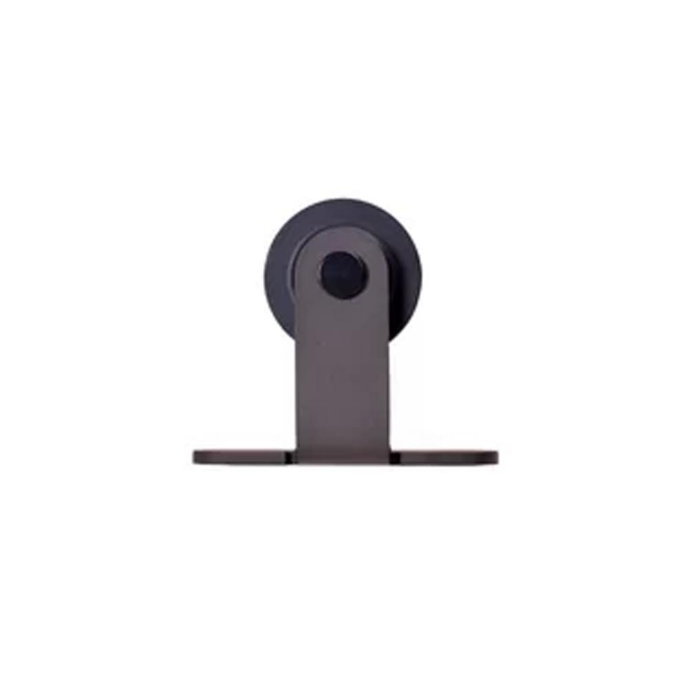 Top Mount 144 in. Antique Bronze Double Track Barn Door Hardware Kit - Super Arbor