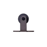 Top Mount 144 in. Antique Bronze Double Track Barn Door Hardware Kit - Super Arbor