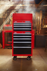 CRAFTSMAN 1000 Series 26.5-in W x 44.25-in H 5 Ball-bearing Steel Tool Chest Combo Black)