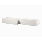 Urban White Bed Drawers Queen-King - Super Arbor