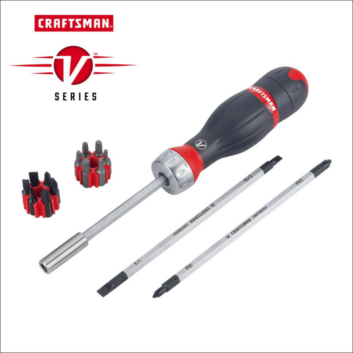 Craftsman V-Series X-Tract Technology 3-in-1 Ratcheting Screwdriver Set, 16 pc
