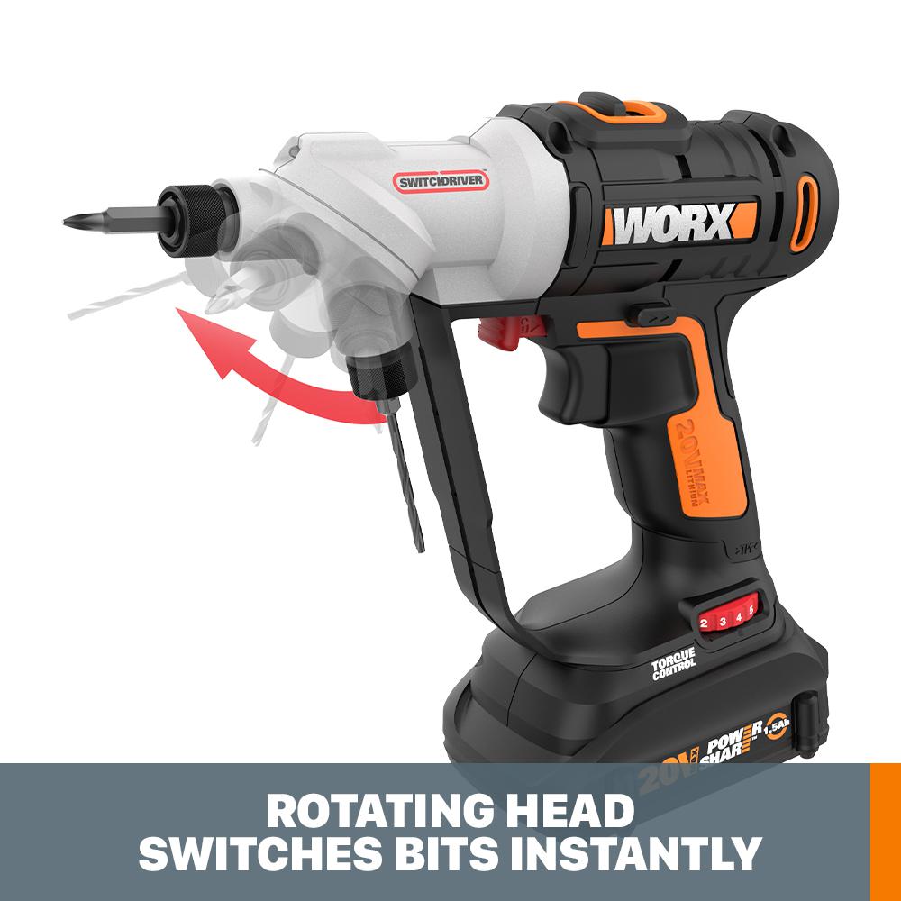 POWER SHARE 20-Volt Lithium-Ion Switchdriver (Bare Tool Only) - Super Arbor