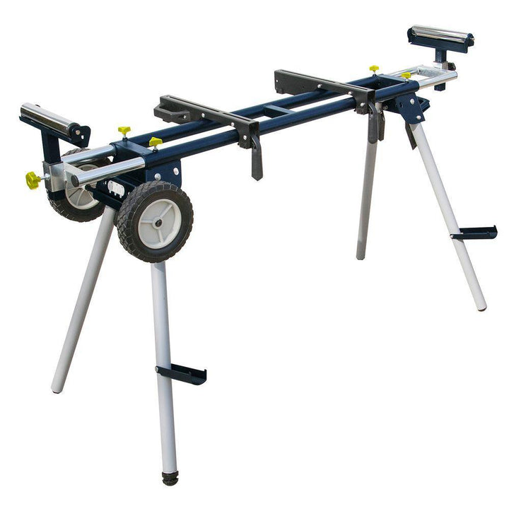 Deluxe Miter Saw Stand with Wheels and 110-Volt Power Outlet - Super Arbor