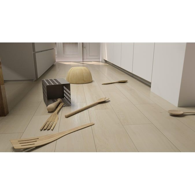 STAINMASTER PetProtect Mountain Laurel Maple 12-mm T x 7-1/2-in W x 50-in L Waterproof Wood Plank Laminate Flooring (23.69-sq ft / Carton)