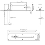 Everbilt Black Heavy-Duty Gate Thumb Latch