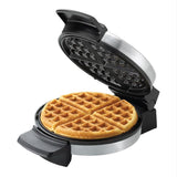 7.25 in. Silver Belgian Waffle Maker