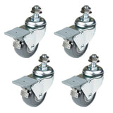 Dual-Locking Swivel Caster Set (4-Pack)