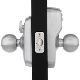 Plymouth Satin Chrome Commercial Electronic Door Lock with Orbit Door Knob - Super Arbor